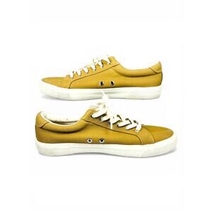 New Republic Khaki Canvas Low Top Sneakers Men's Size 13 Casual Minimalist Shoes